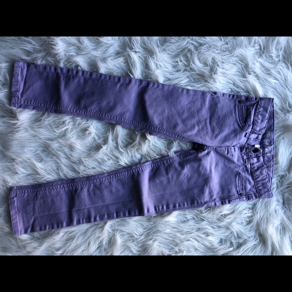 Lilac colored jeans
